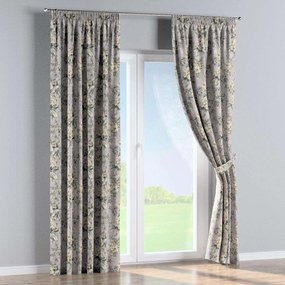 Dekoria Kant en Klaar Gordijn met plooiband, collectie Londres, olijf-beige