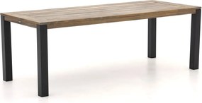 Tuin eettafel ROUGH | Rechthoekig | Tuintafel Teakhout | 220x90cm | 6 personen | Kees Smit Tuinmeubelen