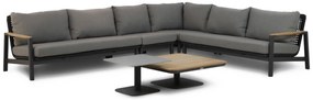 Hoek loungeset  Aluminium/Rope Grijs 6 personen Coco Ralph