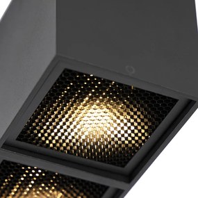 Design Spot / Opbouwspot / Plafondspot zwart 2-lichts - Qubo Honey Design GU10 Binnenverlichting Lamp