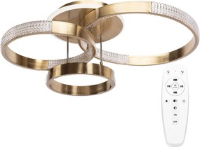 Moderne LED plafondlamp G004-C Brush Gold