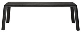 Zwart Eiken Eettafel - 210 X 112cm.