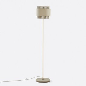 Dubbele vloerlamp in metaal, Leila