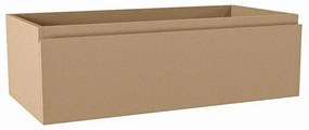 Mondiaz FOGE wastafelonderkast - 80x41x25cm - 1 lade - uitsparing midden - softclose - Oro M44132Oro