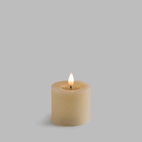 Ledkaars, van was, hoogte 9,5 cm, CASPAR