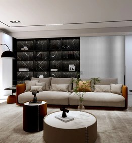 AkuPanel 240 cm Wit Eiken   - Akoestische panelen