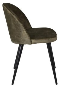 Jörn Eetkamerstoel - Meike - Bruin - Fluweel - Jörn