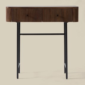 Haltafel Ribbel Hout 80 Cm - 80 X 35cm.