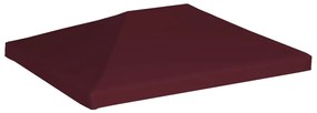 vidaXL Prieeldak 310 g/m² 3x4 m bordeaux