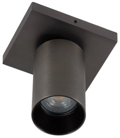 Lynn 1 Opbouwspot Gun Metal met Smart RGB LED