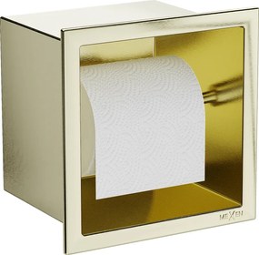 Mexen X-Wall-P toiletrolhouder, geborsteld goud - 1953