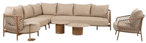Sofie Martinique modulaire hoek loungeset 7 delig keramiek amber 4 Seasons Outdoor