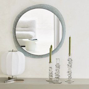 Ronde spiegel, rand van gerookt glas, diameter 69,2 cm, ONDYNE