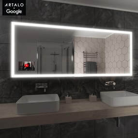 SMART spiegel met LED verlichting M1 premium + SmartScreen with Google TV