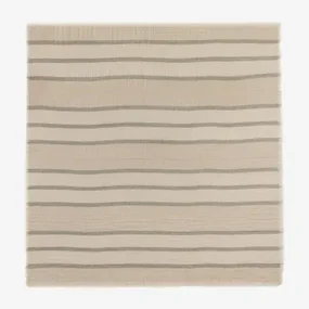 Nyland Katoenen Geruite Deken Celadonmousse - Beige – Crème - Sklum