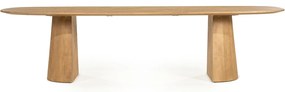 Eleonora Lune Eettafel Maanpoot Eiken 300cm - 300 X 105cm.