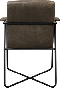 Eetkamerstoel - Henry - lederlook Soft groen