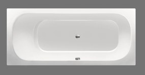 Xenz Aruba ligbad 180x80x45cm antraciet