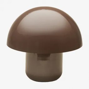 Zyora Tafellamp ↑30 Cm Van Ijzer Bruin – Koffie - Sklum