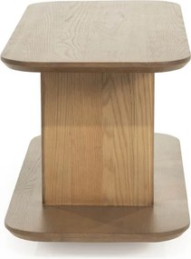 Design Bijzettafel Eikenhout Bruin - 90 X 40cm.