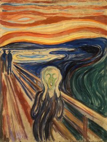 Kunstreproductie The Scream (1893), Edvard Munch