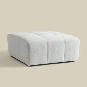 PEPP Interiors Wave Hocker Met Stiksels Ivoor