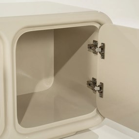 Retro TV-meubel Beige - 176x39x50cm.