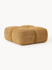 Voetenbank Tayla van teddy-bouclé