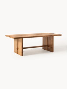 Teakhouten eettafel Hugo, in verschillende formaten