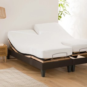 Matrasbeschermer voor dubbele matras in molton H20cm