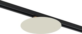 Moderne plafondlamp beige voor railsysteem 1-fase 2-lichts - Iconic Pulley