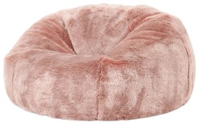 Cloudy Faux Fur Zitzak - Roze