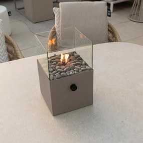 Cosi Fires Cosiscoop Square gaslantaarn 20 x 20 x 32,5 cm - clay
