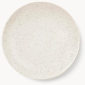 Handgemaakte dinerbord Nordic Vanilla, 4 stuks
