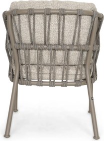 Tuinset 6 personen 180 cm Rope Taupe Santika Furniture Santika