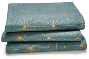 Set van 3 bedrukte servetten, Nordic Star