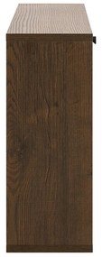 Schoenenkast Hangend Donker Hout - 71.6x17x43cm.