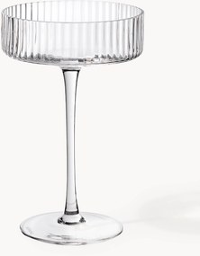 Mondgeblazen champagneglazen Aleo, 4-delig