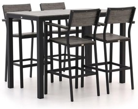 Barset Bellagio | 4 personen | Tuinset aluminium/polywood | 5-delig | Kees Smit Tuinmeubelen