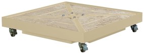 Platinum Challenger parasol Premium T2 3.5 - Champagne Teak + vulbare voet + hoes