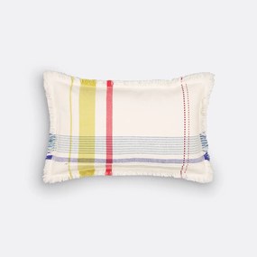 Rechthoekige kussenhoes in katoen, Asmar