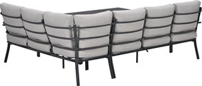 Garden Impressions Senja lounge dining set 3-delig rechts - sandstone