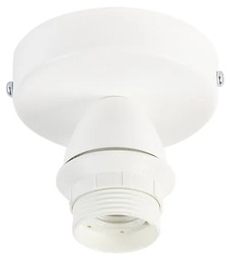 Moderne plafondlamp wit zonder kap - Combi
