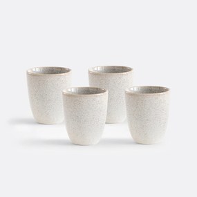 Set van 4 tassen in aardewerk, Soul