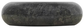 vidaXL Gootsteen 40x12 cm marmer zwart