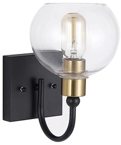Wandlamp black gold APP1580-1W