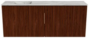 Mondiaz Joya DLux 100cm toiletmeubel ruby met wastafel faye links 1 kraangat glace