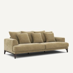 3- of 4-zits bank, in stonewashed fluweel, ARMENTO