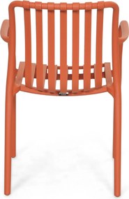 Tuinset 4 personen 160 cm Kunststof Oranje Domani Furniture Alba/Weston