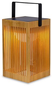 Buitenlamp Tafellamp bamboe incl. LED dimbaar IP54 solar oplaadbaar met afstandsbediening - OkinawaOosters IP54 Buitenverlichting Lamp